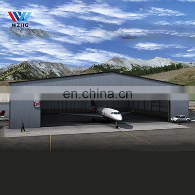Low cost French Polynesia steel truss industrial clothing helicopter hangar depot steel structure metal hangar agricole