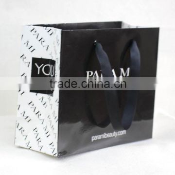 Made in china high-ranking blue kraft paper shopping bag