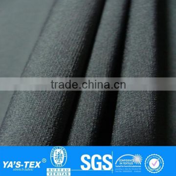 Black Plain Polyester Spandex Fabric Wholesale For Moutaineering