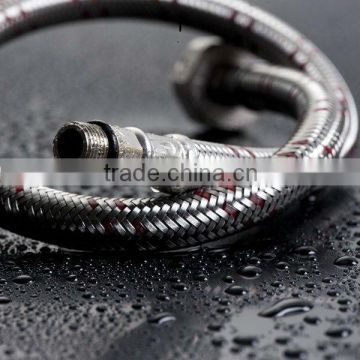 stainless steel wire braided single terminal hose
