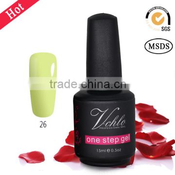 15 ml no base no top coat water based one step gel nail polish