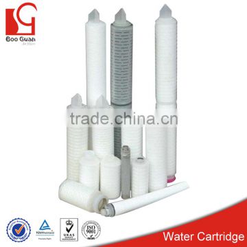 hydrophobic PTFE membrane pleat filter cartridge for food beverage water