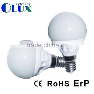 G45 Led with CE Rohs listed,3W led light bulb G45 3000K with 3 year warranty led lighting G45