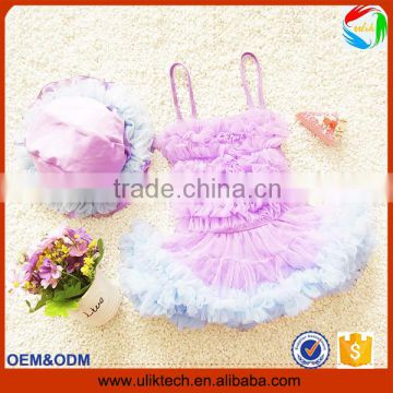 2016 New design one piece lace baby girl bathing suit for beachwear child bikini girl wholesale summer girl swimming suit (S058)
