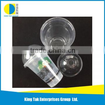 Wholesale china products 500ml disposable plastic cup with cover
