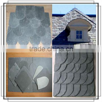 Balck Nature Stone for Slate Roof Tile