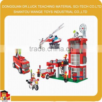 2014 fire fighter puzzle building small blocks toy set