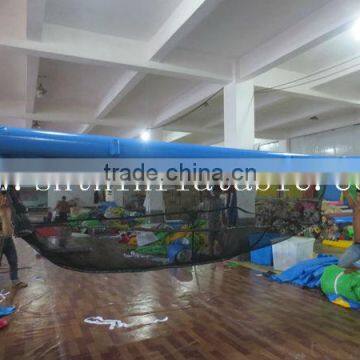 customized inflatable swimming pools with net/inflatable pools