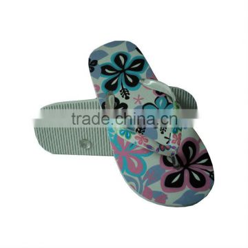 2013 new well sale women's flip flops with printing upper/insole(HG13005