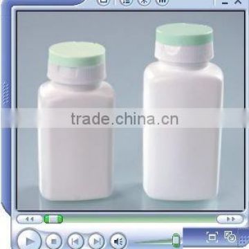 HDPE ISO9001 plastic medical bottle125/190ml