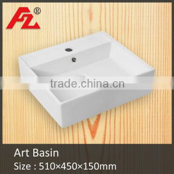 Chaozhou rectangular countertop sink,bathrom sink,ceramic basin