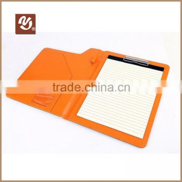 Novelty leather material clipboard A4