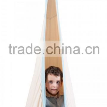 bi-color nylon parachute outdoor portable double hammock