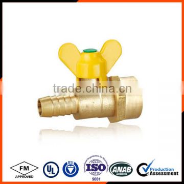 Butterfly type special for brass gas valve female thread