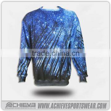 fashion crewneck sweatshirt, mens polyester fleece sweatshirt