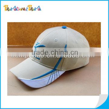 Good Quality Cotton Twill 6 Panels Baseball Cap with 3D Embroidering logo