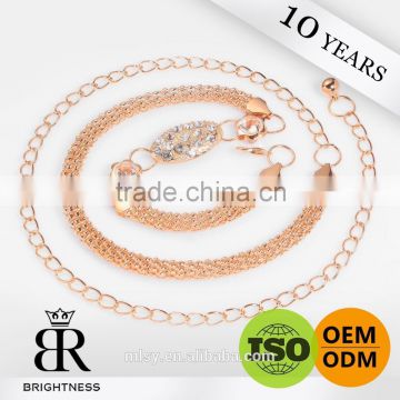 Charm rhinestone carat gold trouser chains Brightness F1-80049
