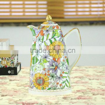 Wholesale dinnerware 800ml ceramic kinds of thermos, disposable thermos, thermos flask kettle