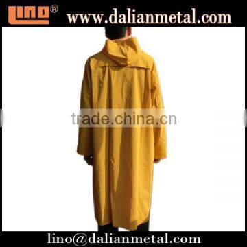 PVC Yellow Rubber Raincoat