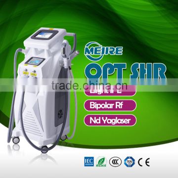 Professional 3 In 1 Elight 1064nm Rf Nd Yag Laser Multifunction Machine Tattoo Removal System