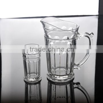 glass water pot jug juice drinkware set