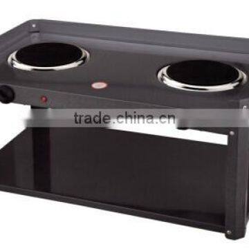 Heavy-Duty Commercial Cast_Iron Double Stove