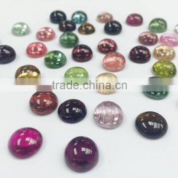 Natural High Quality Multi-Color Calibration Cabochons Loose Gemstone Tourmaline Cabs