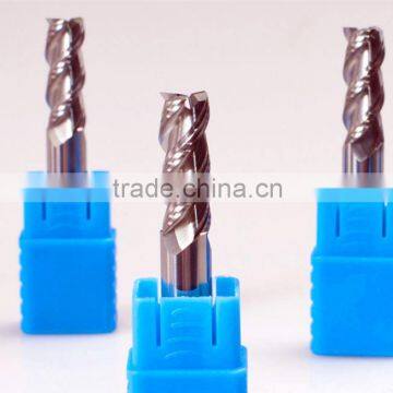 For Aluminum Alloy Processing 3 Flutes Square Carbide End Mills