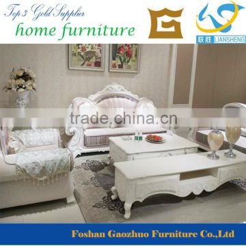 Korean Style Sectional Sofa Set/Livingroom fabric carved sofa set 1+2+3 S2016#