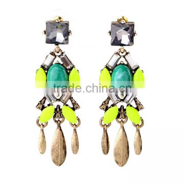factory direct sale stick on earrings for adults new coming opal earrings