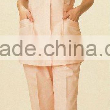 nurse uniform/pink coat pants