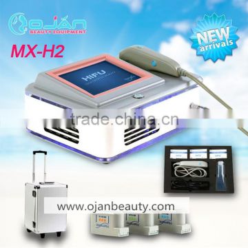 No Pain Portable Hifu Machine / High Intensity Focused Eye Lines Removal Ultrasound Hifu For Wrinkle Removal / Hifu Face Lift