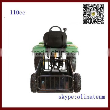 hot sale china cheapest 4wd 110cc mini tractor with trailer