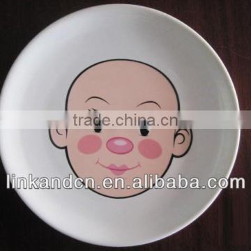 KC-00295/ceramic tableware dinner set/kid face design