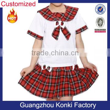 Navy style sailor style british style uniform check uniform set guangzhou