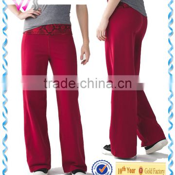 Womens Yoga pants colorful Loose trousers wholesale wide leg yoga pants