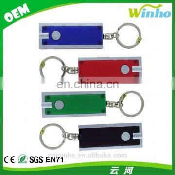 Winho cheap promotional gifts Led Flashlight Keychain Led key chain