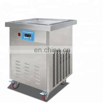 Double Flat Pan Fry Ice Cream Machine /Flat Pan Fried Ice Cream Machine/ Thai Fry Ice Cream Roll Machine