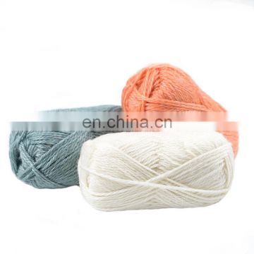 Yarncrafts Economical Nylon Acrylic Alpaca Wool fancy hand knitting Blended Yarn with high quality