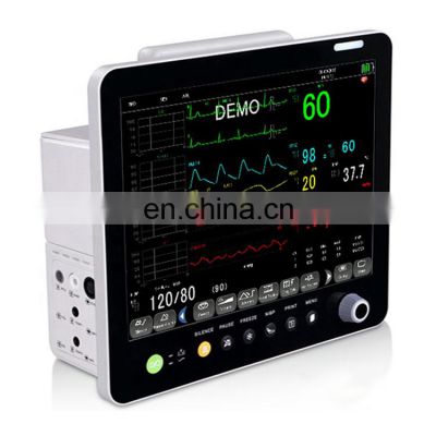 CE Approved cheapest price of 6 parameters ICU Cardiac Monitor with wifi function