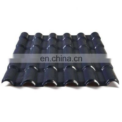 Fireproof  plastic roofing tiles Waterproof roofing sheet  panel  cladding sheet pvc synthetic  resin