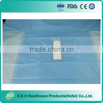 Laparotomy pack with pouches ,laparotomy drape,Sterile Laparoscopy Drape