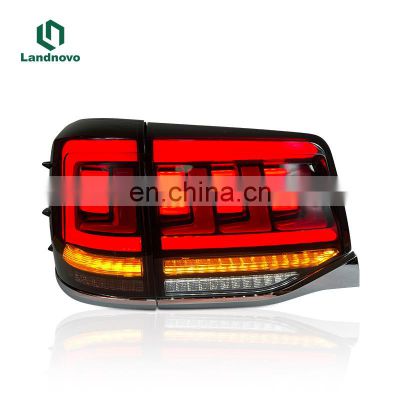 Landnovo body parts car assembly taillight led lamp replacement For Toyota Land-cruiser LC200 2016-2020 led tail light