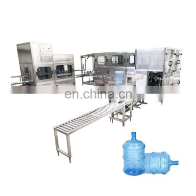 QGF-300 5 gallon mineral water bottle filling machine and capping sealing machine