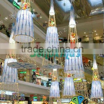 AD1238 Ramadan Light painting array style decorated giant christmas tree