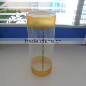 t-shirt transparent plastic tube box packaging