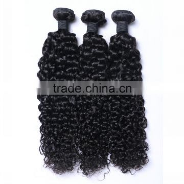 Premium gift natural color curly hair extensions for black women
