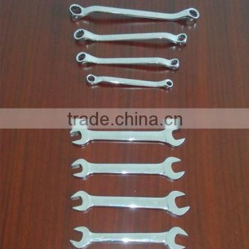 8*9 mirror polished Ring spanner,hand tools