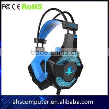 New products on china market colorful Vibraton gaming stereo headphone