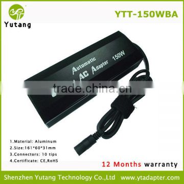 110V - 240V Input AC 150W Laptop Adapter for Home Used